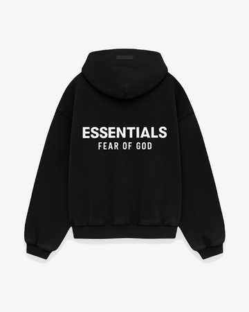 Fear of God Essentials Kids Hoodie SS22 'Stretch Limo/Black'